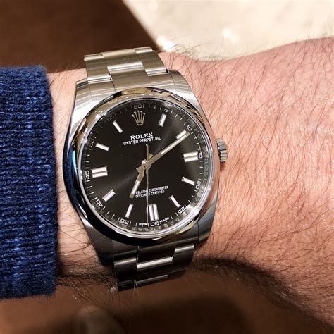 rolex oyster perpetual 36 black face|rolex oyster perpetual 36 black.